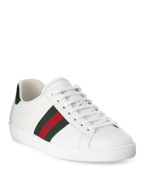 gucci men's ace leather sneakers.